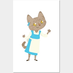 Belle cat Posters and Art